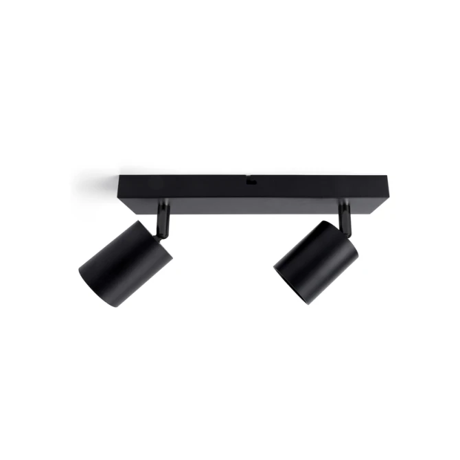 Plafondspot Integral Siena 2 spot IP20 GU10 zwart