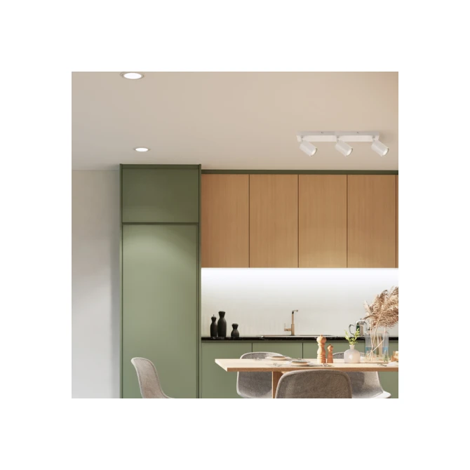 Plafondspot Integral Siena 3 spot IP20 GU10 wit