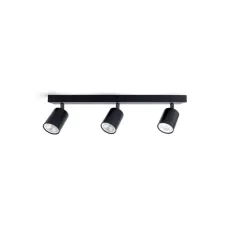 Plafondspot Integral Siena 3 spot IP20 GU10 zwart