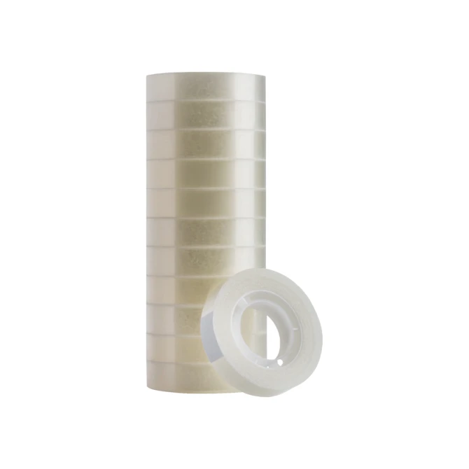 Plakband Quantore 12mmx33m transparant
