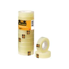 Plakband Scotch 508 15mmx33m transparant 10 rollen Plakband Scotch 508 15mmx33m transparant 10 rollen