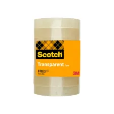 Plakband Scotch 508 19mmx66m transparant 8 rollen Plakband Scotch 508 19mmx66m transparant 8 rollen