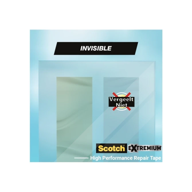 Plakband Scotch Extremium invisible 48mmx25m transparant