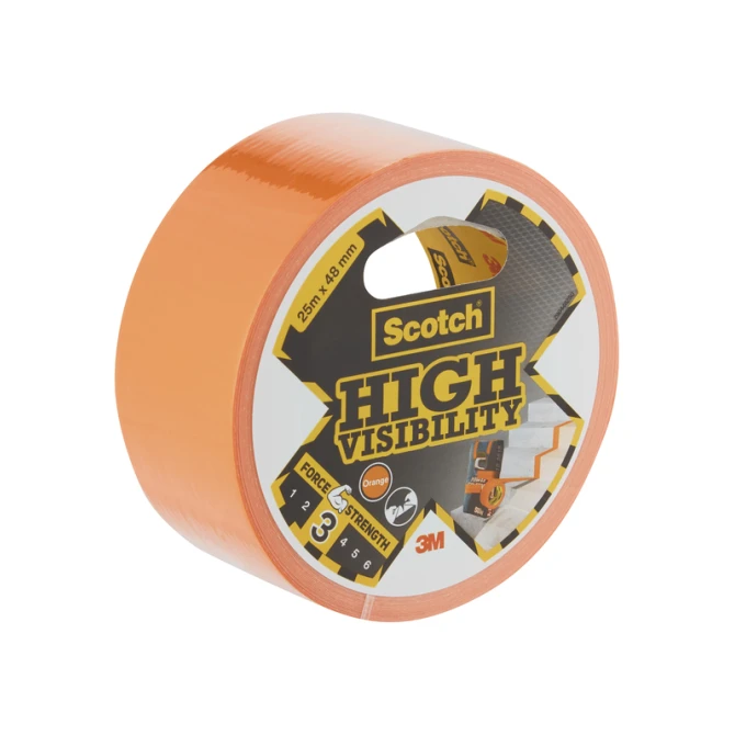Plakband Scotch high visibility 48mmx25m oranje