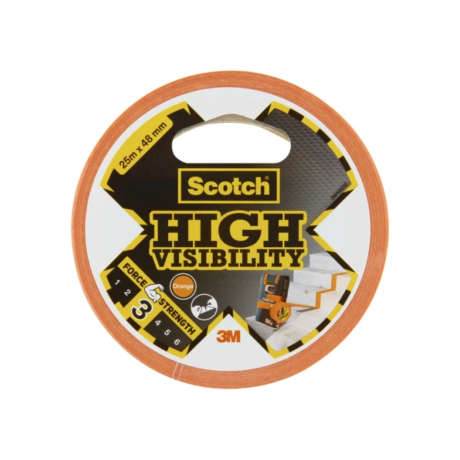 Plakband Scotch high visibility 48mmx25m oranje