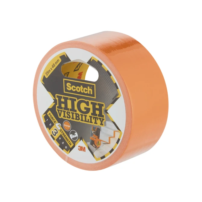 Plakband Scotch high visibility 48mmx25m oranje