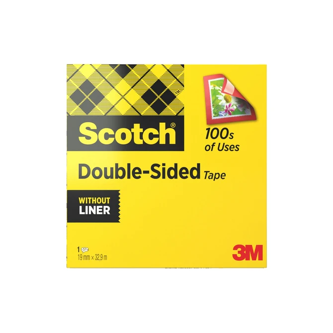 Plakband Scotch Magic 665 19mmx33m dubbelzijdig