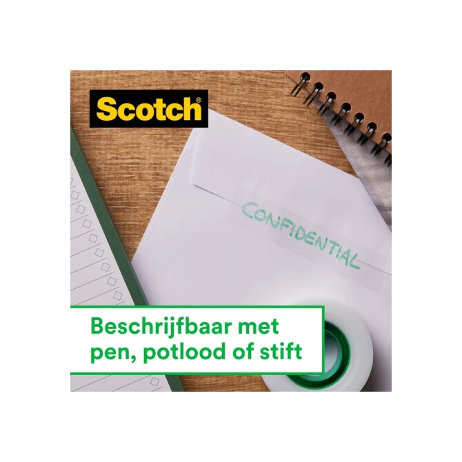 Plakband Scotch Magic 810 19mmx33m onzichtbaar mat 20+4 gratis