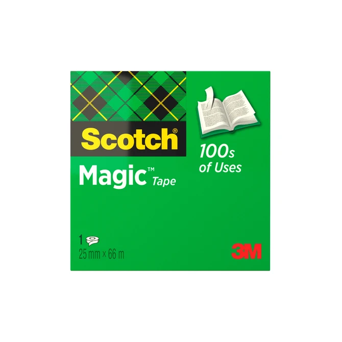 Plakband Scotch Magic 810 25mmx66m onzichtbaar mat