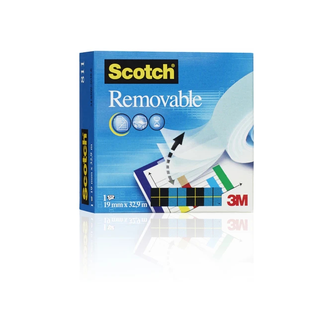 Plakband Scotch Magic 811 19mmx33m onzichtbaar verwijderbaar mat