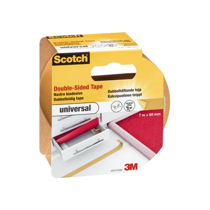 Plakband Scotch universeel dubbelzijdige 50mmx7m