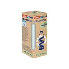 Plakband Tesa eco&crystal 59044 19mmx33m transparant 8 rollen