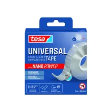 Plakband tesa Nano dubbelz 30mmx3m
