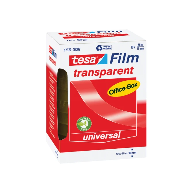 Plakband tesafilm® 66mx15mm transparant