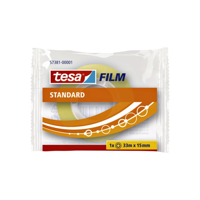 Plakband tesafilm® Standaard 33mx15mm transparant
