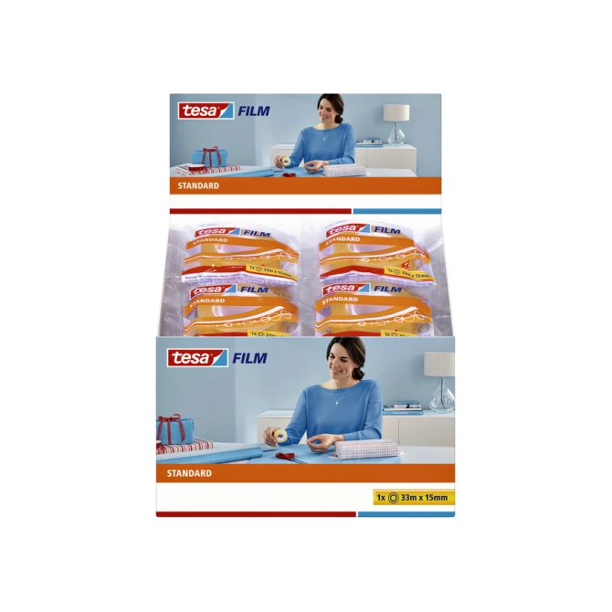 Plakband tesafilm® Standaard 33mx15mm transparant