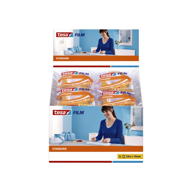 Plakband tesafilm® Standaard 33mx19mm transparant