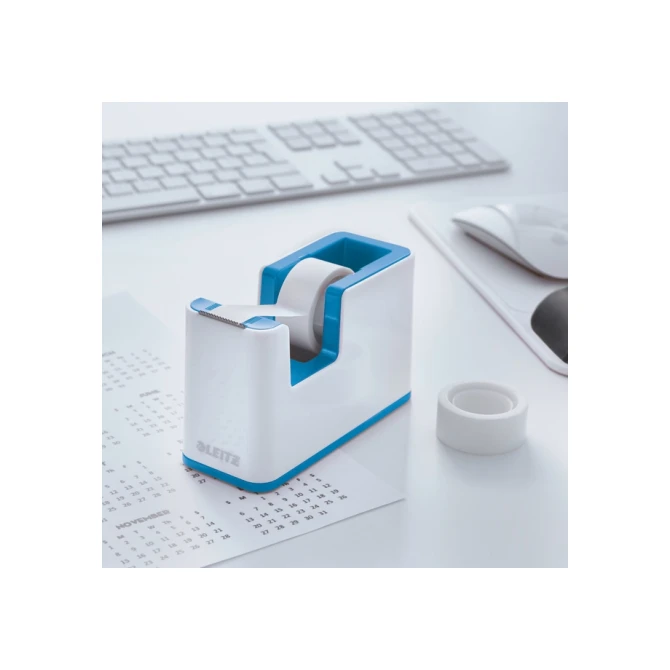 Plakbandhouder Leitz WOW wit/blauw