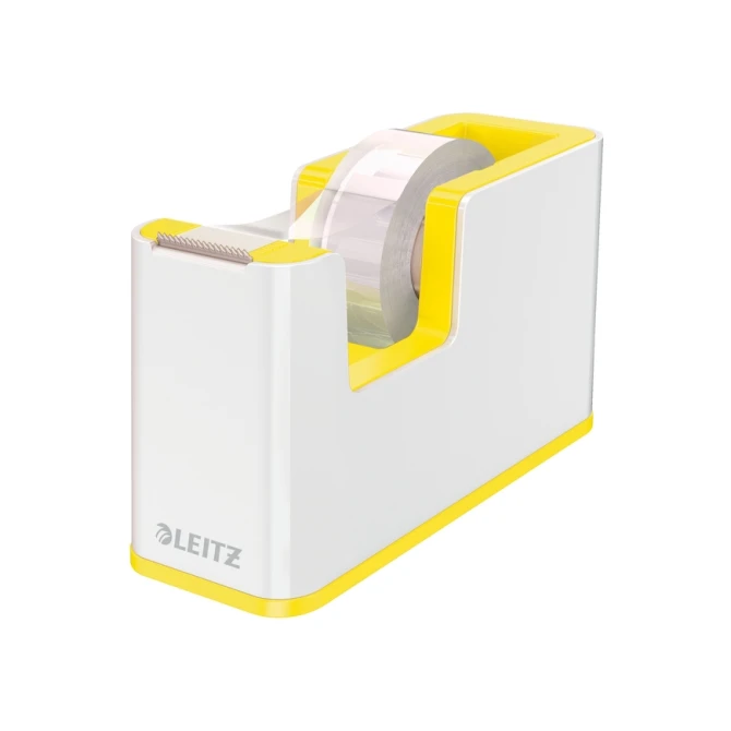Plakbandhouder Leitz WOW wit/geel