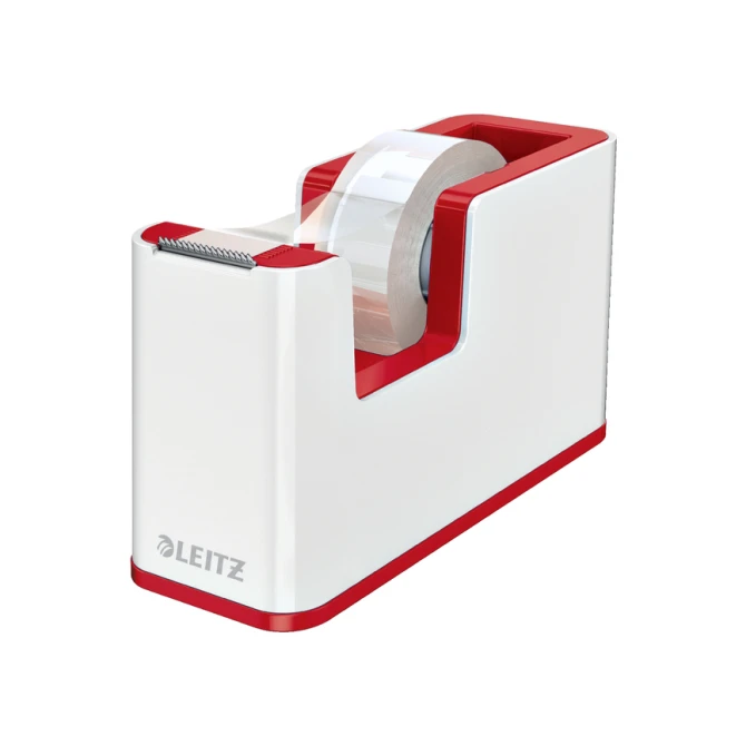 Plakbandhouder Leitz WOW wit/rood