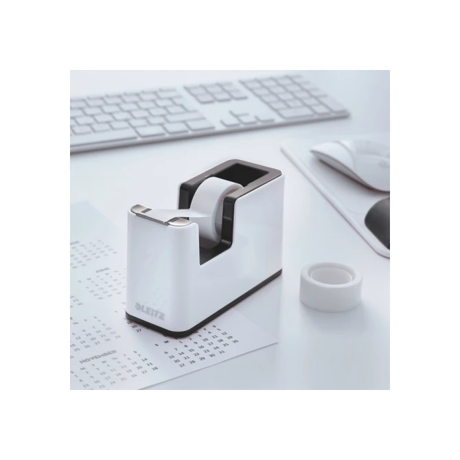 Plakbandhouder Leitz WOW wit/zwart