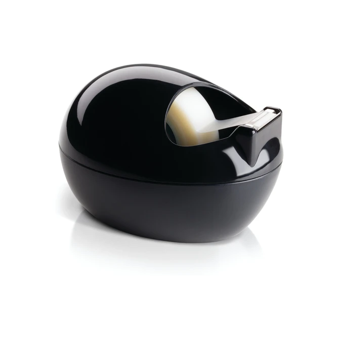Plakbandhouder Scotch by Karim Rashid zwart + 1 rol magic tape 19mmx7.5m