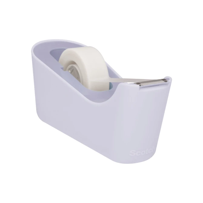 Plakbandhouder Scotch C18 lavendel + 6 rollen magic tape 19mmx33m