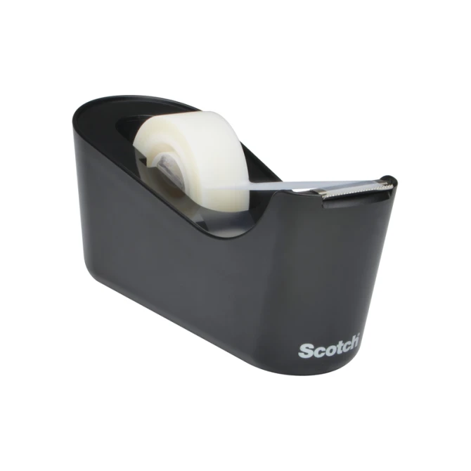 Plakbandhouder Scotch C18 zwart + 1 rol magic tape 19mmx33m