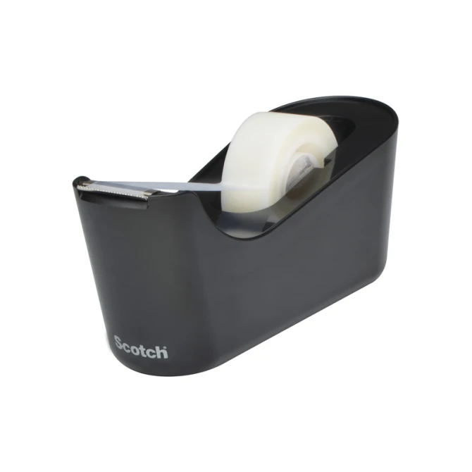 Plakbandhouder Scotch C18 zwart + 1 rol magic tape 19mmx33m