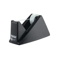 Plakbandhouder Tesa eco&crystal 59045 zwart met 1 rol tape 19mmx10m