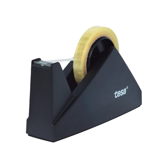Plakbandhouder tesa® Easy Cut Economy voor rollen tot 66m zwart