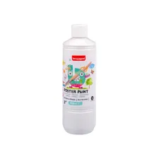 Plakkaatverf Bruynzeel fles à 500ml wit