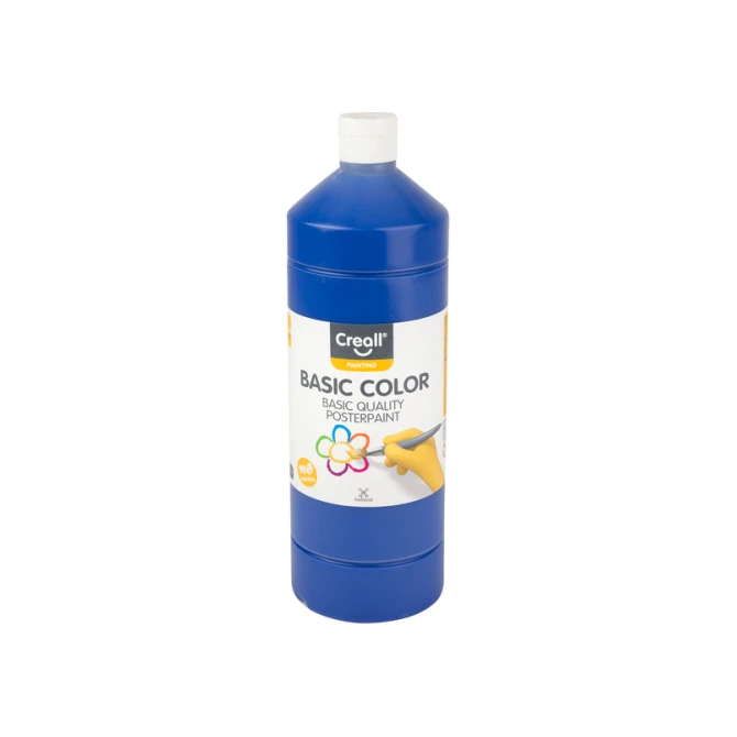 Plakkaatverf Creall basic donkerblauw 1000ml