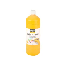 Plakkaatverf Creall basic donkergeel 1000ml
