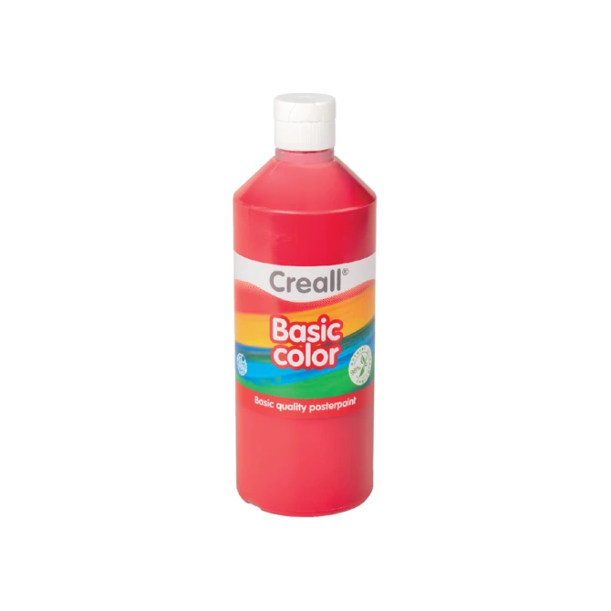 Plakkaatverf Creall basic donkerrood 500ml