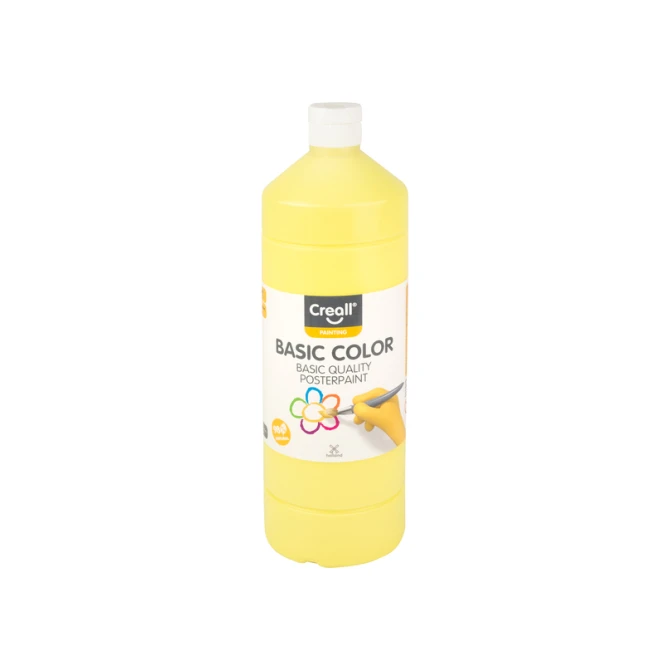 Plakkaatverf Creall basic lichtgeel 1000ml