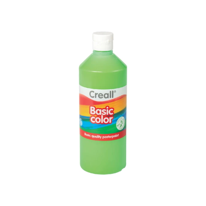 Plakkaatverf Creall basic lichtgroen 500ml