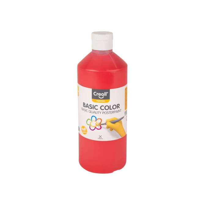 Plakkaatverf Creall Basic lichtrood 500ml