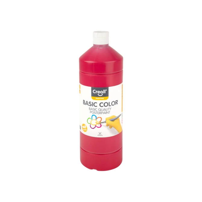 Plakkaatverf Creall basic rood 1000ml