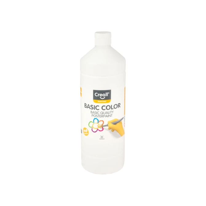 Plakkaatverf Creall basic wit 1000ml
