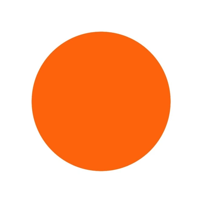 Plakkaatverf Qrea oranje 500ml