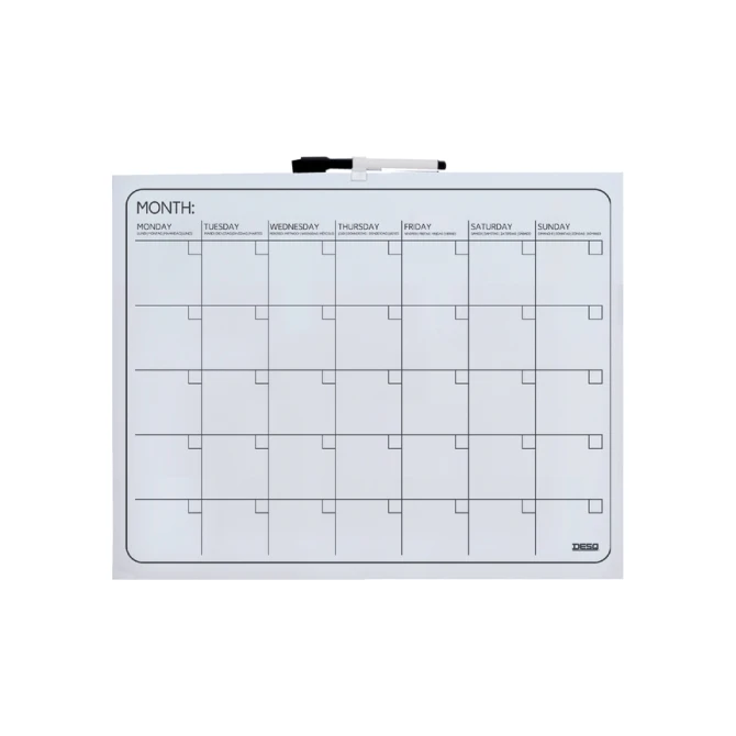 Planbord Desq maand 40x50cm magnetisch