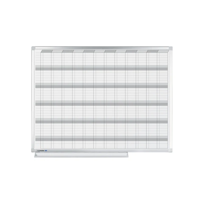 Planbord Legamaster professional jaarplanner hor 90x120cm
