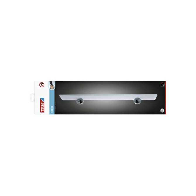 Planchet tesa® Smooz glas hoogglans verchroomd metaal zelfklevend