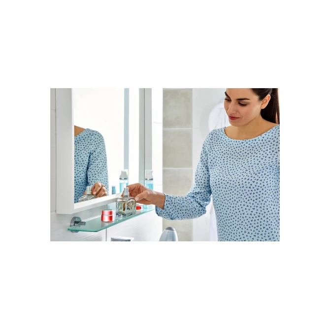 Planchet tesa® Smooz glas hoogglans verchroomd metaal zelfklevend