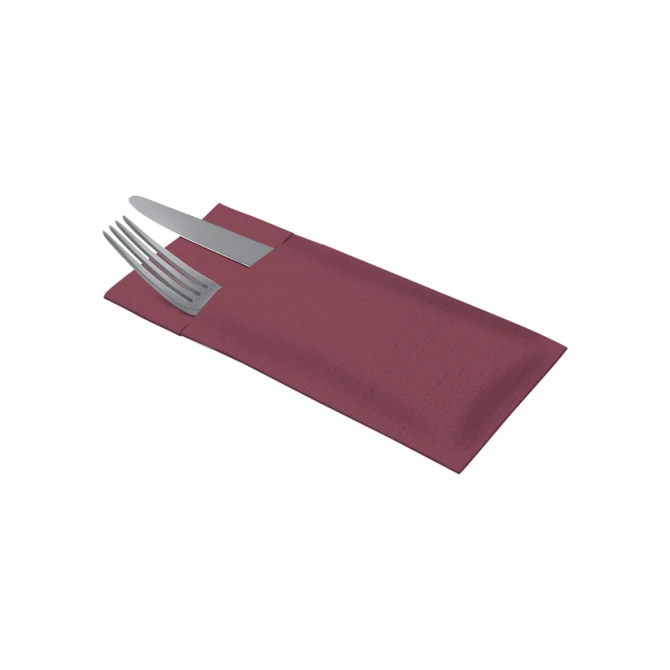 Pochette Tork Linstyle Premium 1-laags 390x390mm bordeauxrood 509603