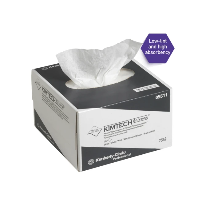 Poetsdoek Kimtech Science 208x112mm 30x286vel dispenserdoos wit 7552