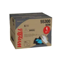Poetsdoek WypAll X70 PowerClean 426x282mm 200vel dispenserdoos wit 8296