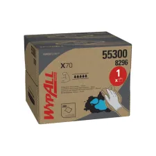 Poetsdoek WypAll X70 PowerClean 426x282mm 200vel dispenserdoos wit 8296