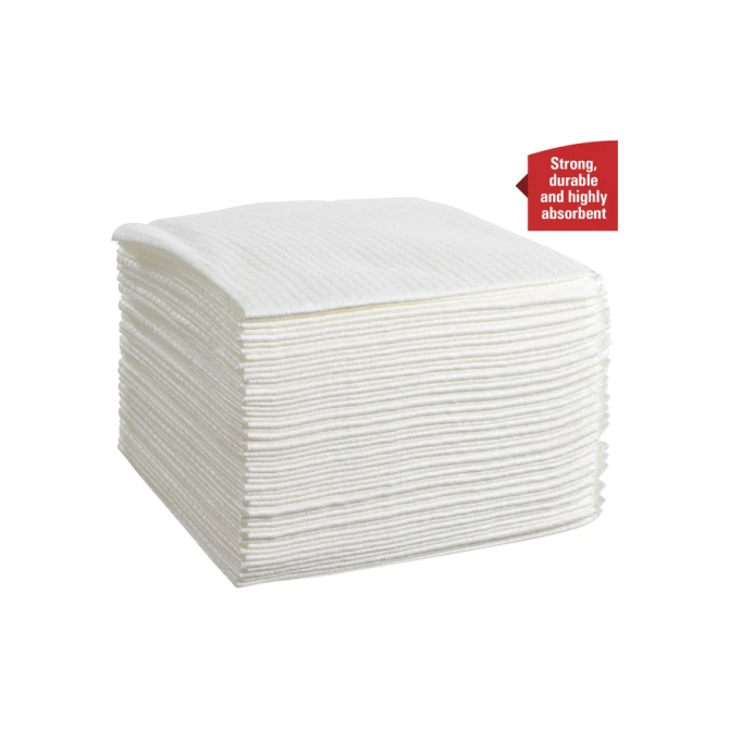 Poetsdoek WypAll X80 PowerClean 305x317mm 4x50vel wit 8388